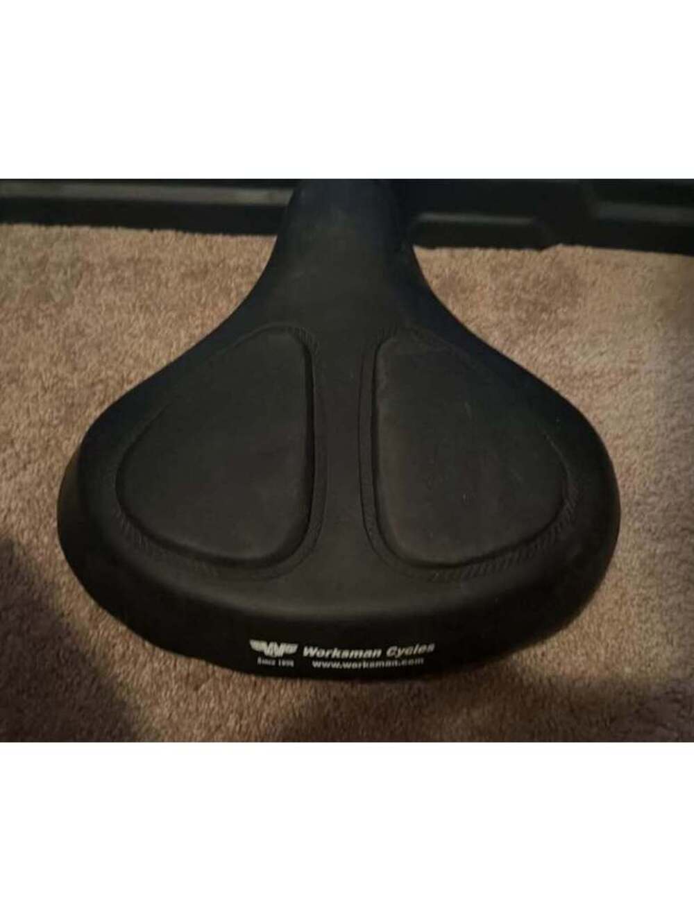 Workman Cycles Black Bicycle Seat Saddle